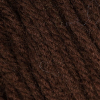 Close-up of dark brown yarn