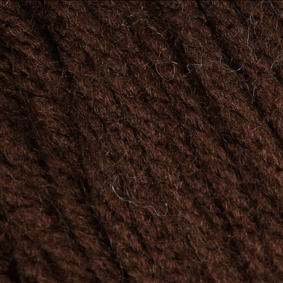 Close-up of dark brown yarn