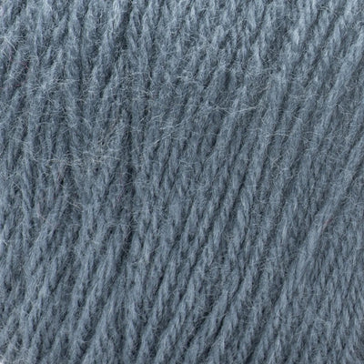 Close-up of blue gray yarn 