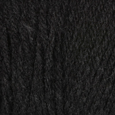 Close-up of dark grey heathered yarn