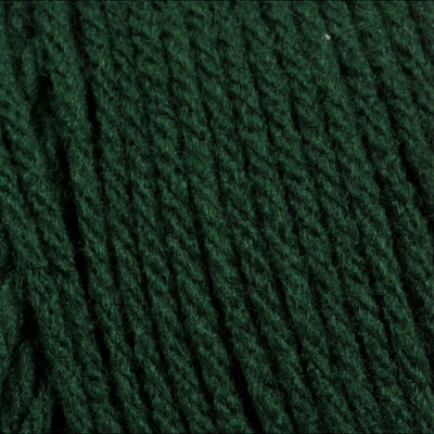 Close-up of dark green yarn