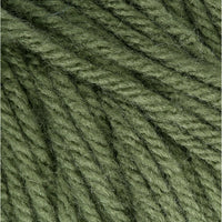 Close-up of sage green yarn 