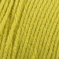 Close-up of bright yellow-green yarn 