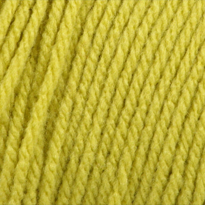 Close-up of bright yellow-green yarn 