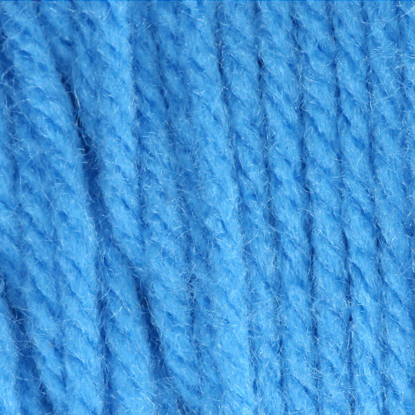 Close-up of blue yarn 