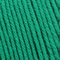 Close-up of bright green yarn 