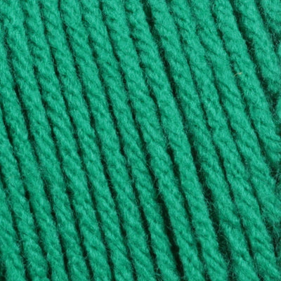 Close-up of bright green yarn 