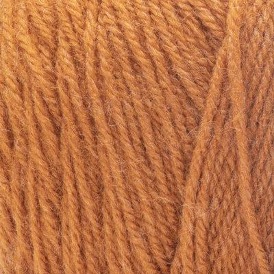 Close-up of a pale rust yarn 