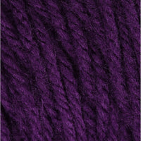 Close-up of deep purple yarn 