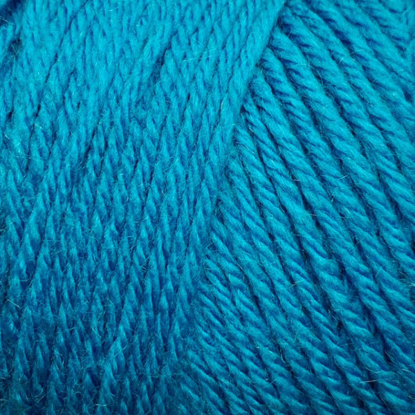 Close-up of blue yarn 
