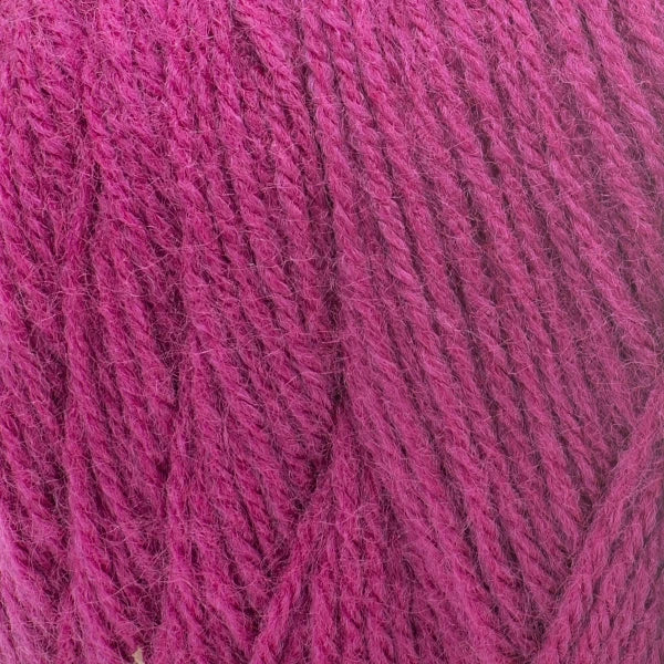 Close-up of hot pink yarn 