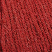 Close-up of a rusty red yarn
