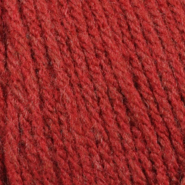 Close-up of a rusty red yarn