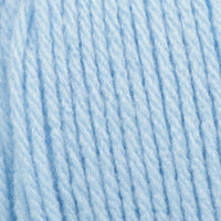 Close-up of light blue yarn 