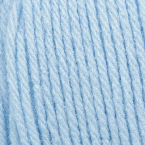 Close-up of light blue yarn 
