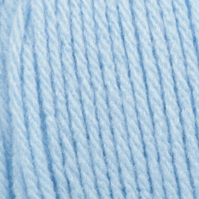 Close-up of light blue yarn 