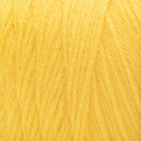 Close-up of bright yellow yarn 
