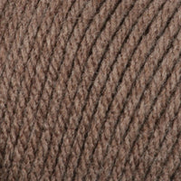 Close-up of brown heathered yarn