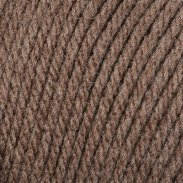 Close-up of brown heathered yarn