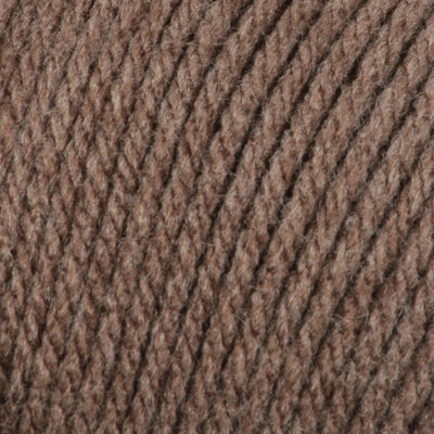 Close-up of brown heathered yarn