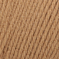 Close-up of warm beige yarn