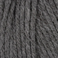 Close-up of medium grey yarn