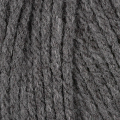 Close-up of medium grey yarn
