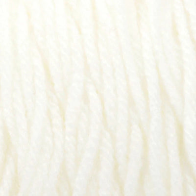 Close-up of warm white yarn