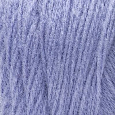 Close-up of light blueish-purple yarn 