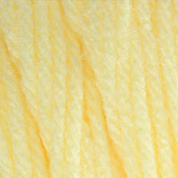 Close-up of pale yellow yarn 