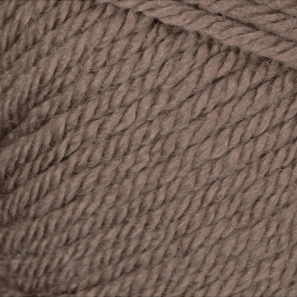 Close up of tan coloured yarn ball