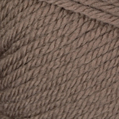 Close up of tan coloured yarn ball