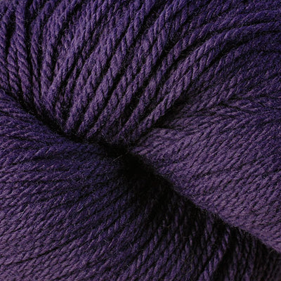 Close-up of dark purple yarn