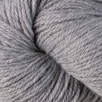 Close-up of heathered gray yarn 