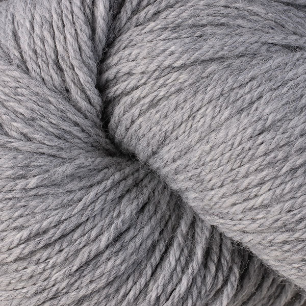 Close-up of heathered gray yarn 