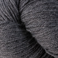 Close-up of dark gray yarn 