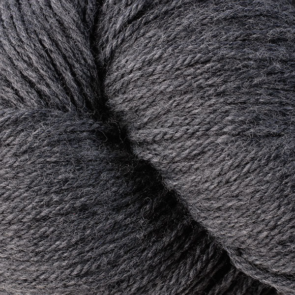 Close-up of dark gray yarn 