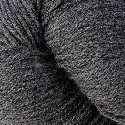 Close-up of dark gray yarn 