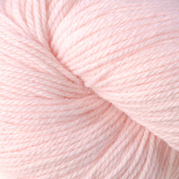Close-up of pale pink yarn