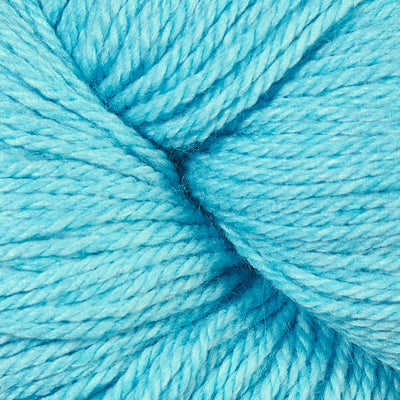 Close-up of light aqua yarn