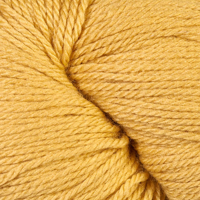 Close-up of a skein of yellow yarn
