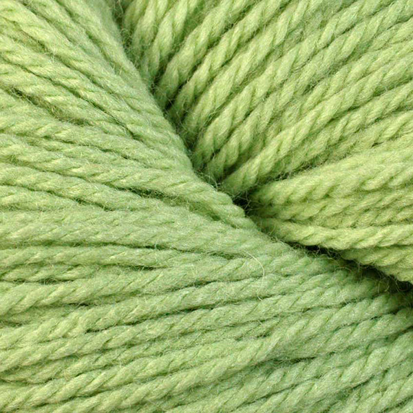 Close-up of pale green yarn