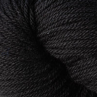Close-up of a black skein of yarn