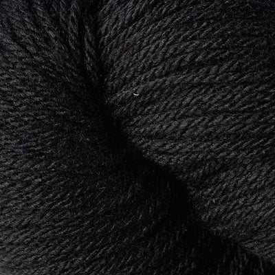 Close-up of a black skein of yarn