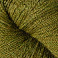Close-up of olive green yarn