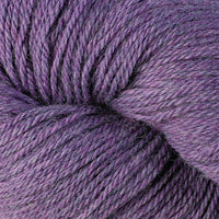 Close-up of heathered purple yarn