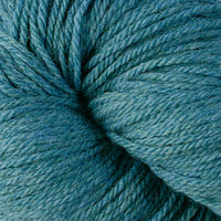 Close-up of light teal yarn