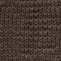 Close-up of brown knitted fabric 