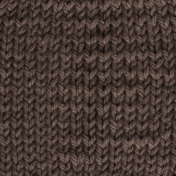 Close-up of brown knitted fabric 